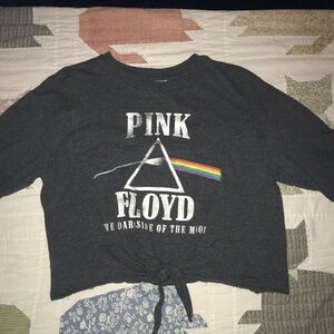 Large Pink Floyd Long Sleeved Half Shirt